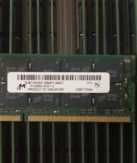 1GB DDR SODIMM PC3200 400MHZ Laptop Memory Ram 200PIN