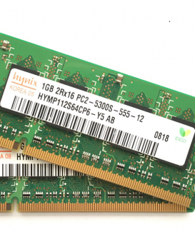 1GB DDR2 667MHz PC2-5300 200PIN SODIMM Laptop Memory